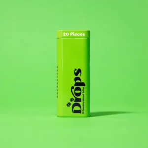 Drops Gummies Evergreen Balanced Hybrid Lime Steady